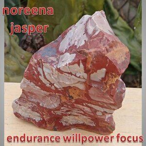 ❤️ NOREENA jasper raw crystal mineral chunk 02